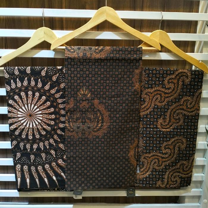 KAIN BATIK GENES SOGAN PREMIUM 100%ORI(LEBAR 115/PANJANG 2,4 M)JARIK POTONGAN/JARIK MOTIF/BAHAN JARI