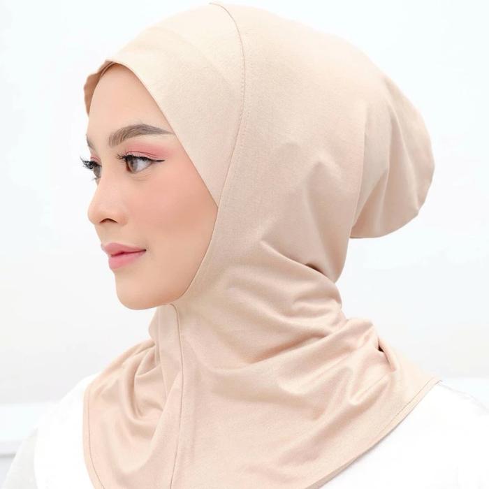 INNER CIPUT NINJA MALAY NON RESLETING//YURO RAYON SPANDEX Dalaman Jilbab Instan Kerudung ciput nutu