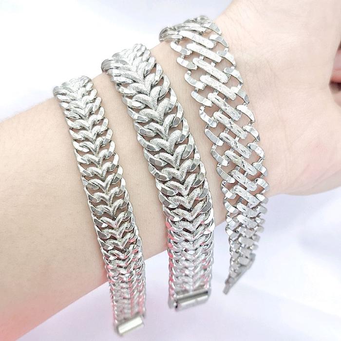 gelang lipan silver kuncian klip jam
