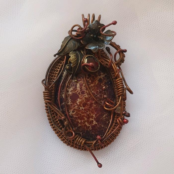 Mata Kalung/Liontin (Liontin Batu Jasper)