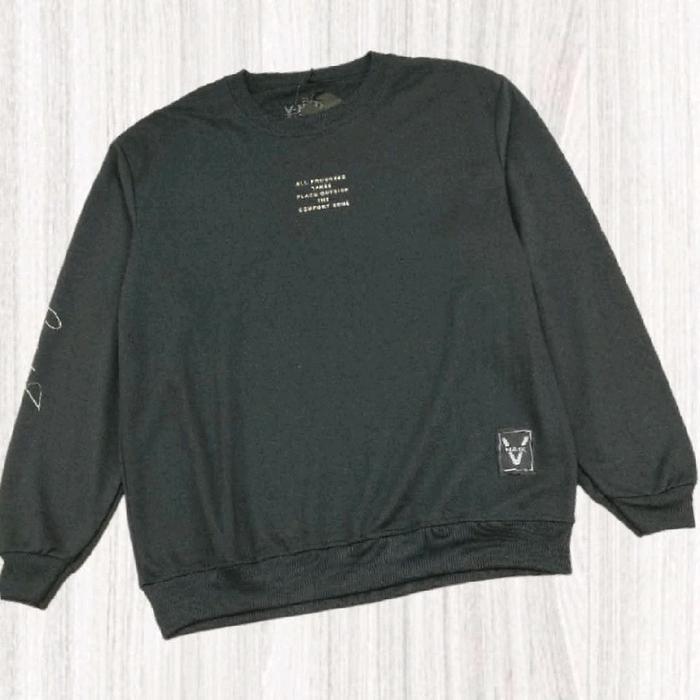 SWEATER V-Naix DEWASA polos murah
