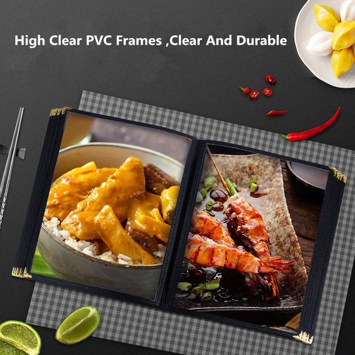 A4 Cover Pelindung Menu Restaurant Buku Menu Restoran Menu Covers