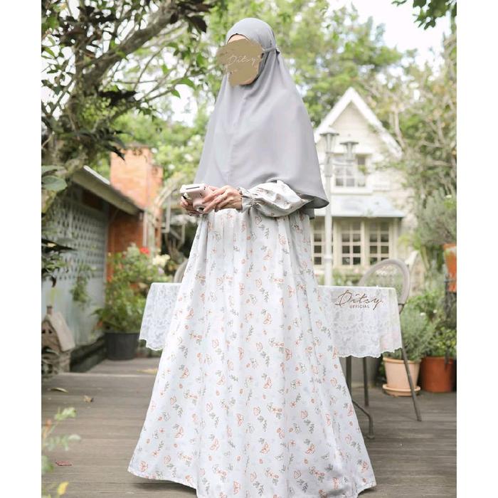 Ditsy Dress Rayon | Ditsy Nightgown | Gamis Wanita