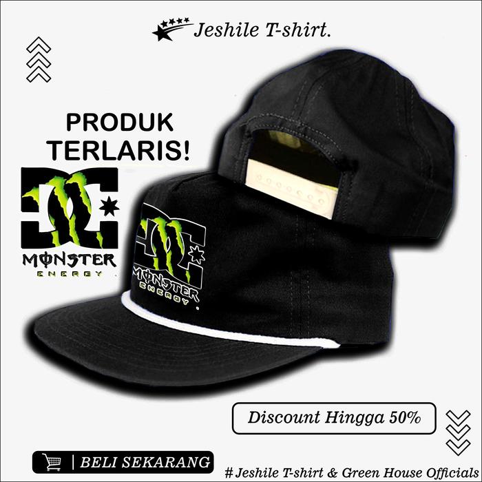 Topi snapback Caps monster energi logo original rempag / topi snapback/Skycoid SPECIAL EDITION