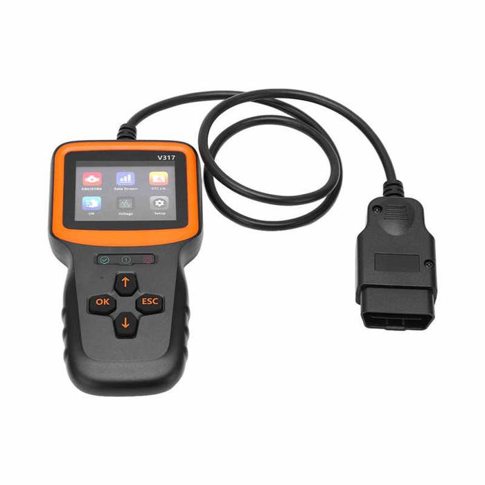 Pembaca Kode Kesalahan Mesin Pemindai OBD2 50mA Akurasi Tinggi untuk