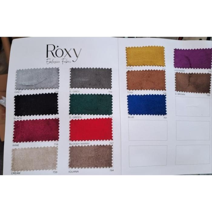 Kain Beludru / Bludru Baldu / Velvet Mengkilap Halus Oziel - Roxy (Furniture, Sofa, Jok, Kursi, Mebe