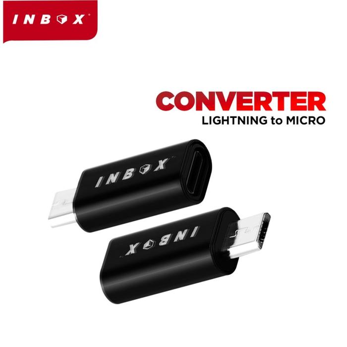 INBOX Lightning to Micro USB Converter Lightning to Micro USB Pendek Lightning to Micro USB Adapter
