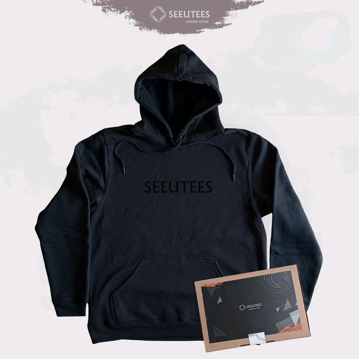 Jaket Hoodie Seeutees 2 - Jaket Hoodie Pria Cowok Simple Karen Murah