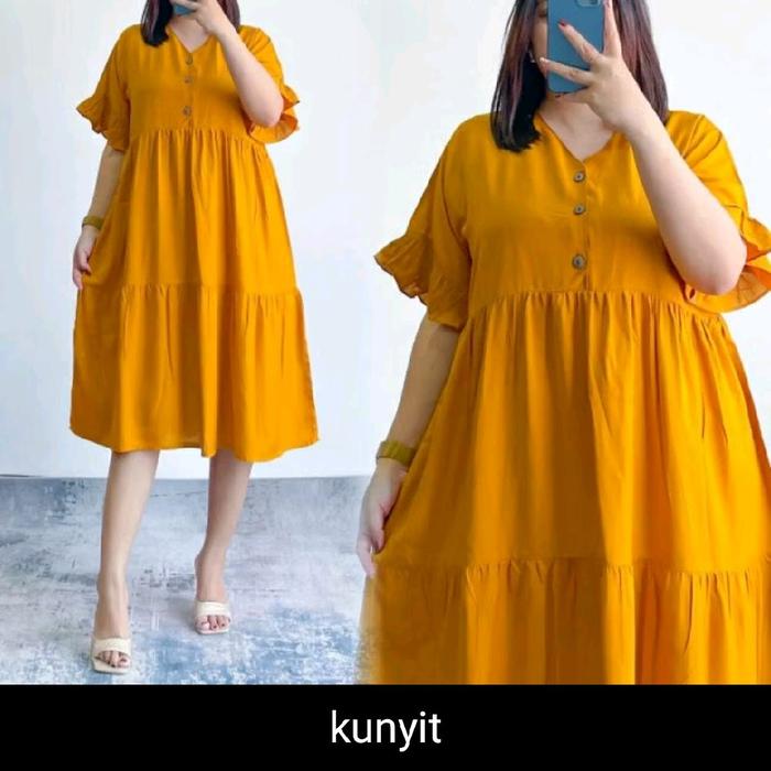 DASTER RUFFLE KATUN RAYON VISCOSE