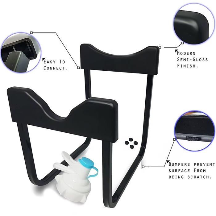 Rak Galon Aqua Model U Kran Air Minum | Rack Aqua Set Penyangga Minuman Kaki Galon Besi + Kran Galon