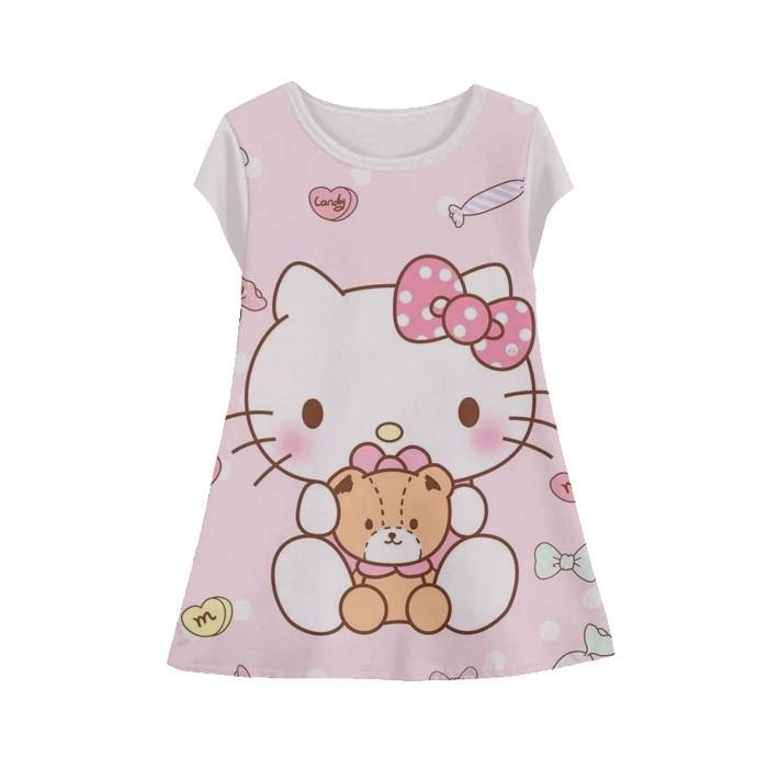 Baju Dress Tunik Anak HelloKitty - KRG HelloKitty-2
