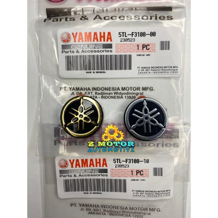 EMBLEM GARPUTALA UKURAN 3CM 3D TIMBUL LOGO YAMAHA TIMBUL TAMENG DADA DASI LEGSILD DEPAN MIO SPORTY |