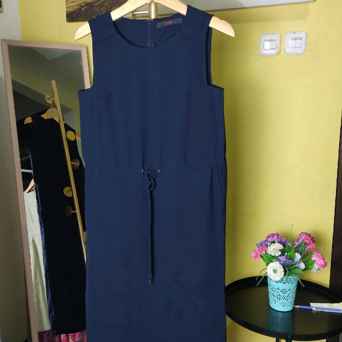 Outer / Long Dress Sifon / Long Dress Sleeveless / Dress tanpa lengan