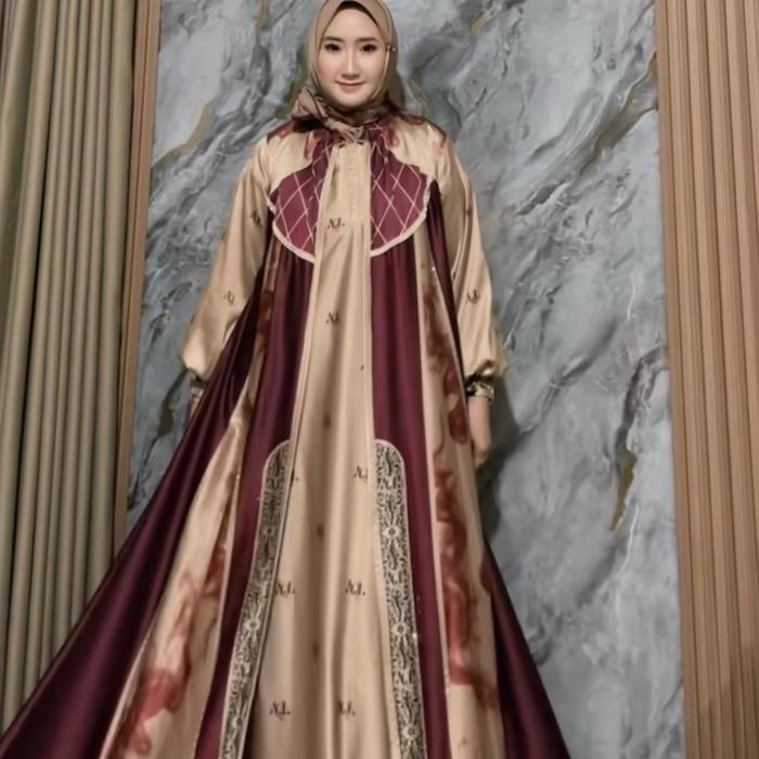 Ready Gamis set SCRAFT BY ALQIBLAT SYARI Wanita
