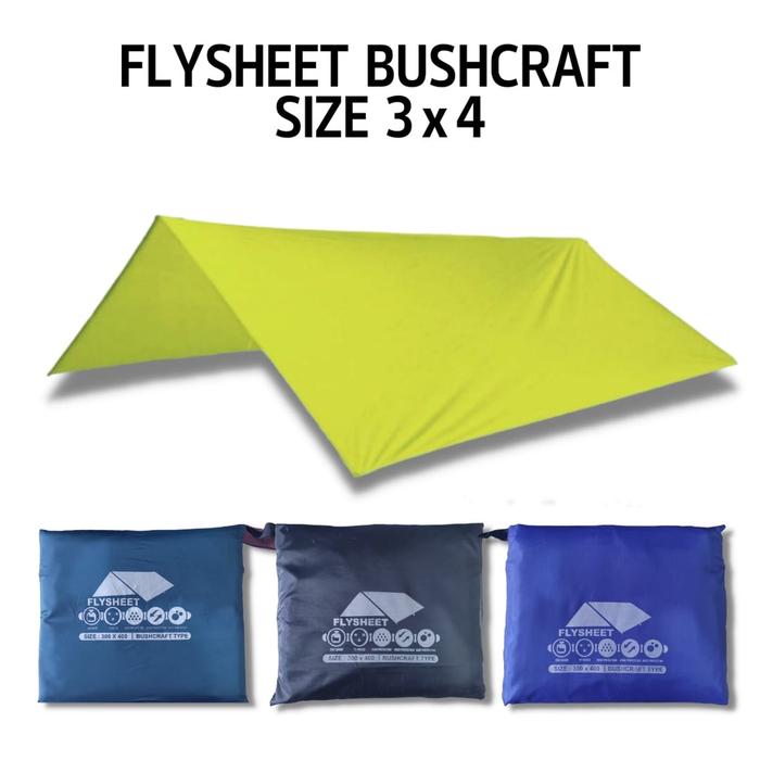 READY Flysheet 3x4 trapteen flysheet 4x3 meter flysheet 19 lob - flysheet 3x4 waterproof