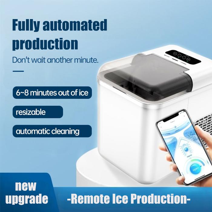 Household Mini Ice Machine WIFI connection to APP control Ice Maker Electric Bullet Cylindrical Ice