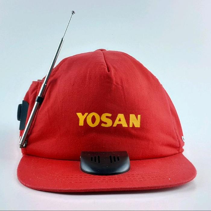 YOSAN VINTAGE CAPS RADIO RED