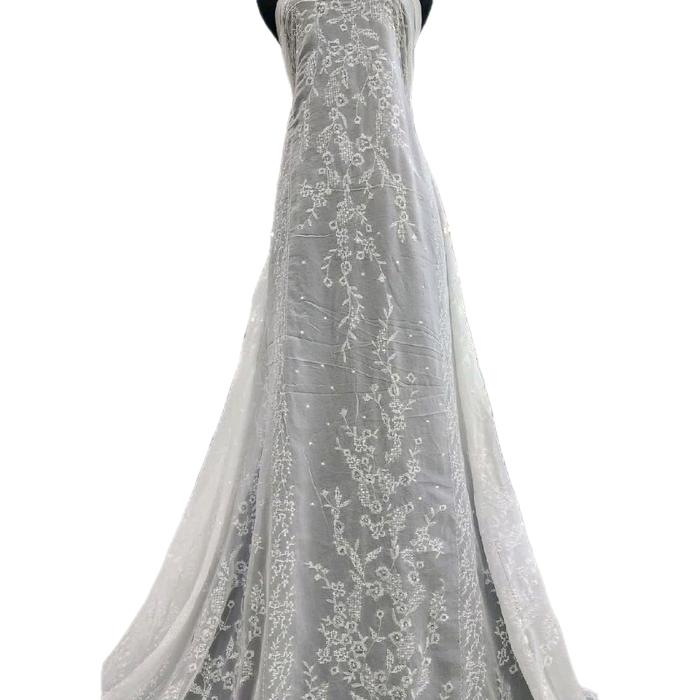 Kain sifon bordir premium