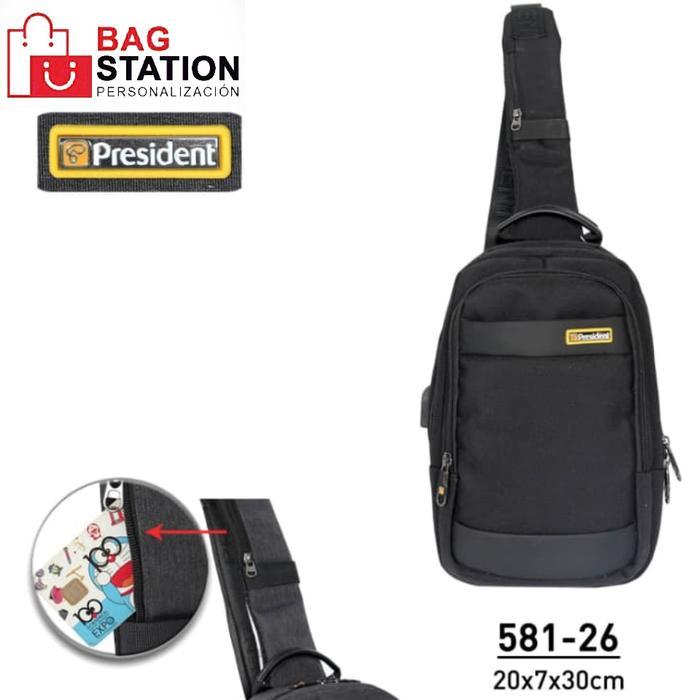 Tas Selempang President Usb Original Tas Sling Bag President Usb Original Chest Bag President Best S