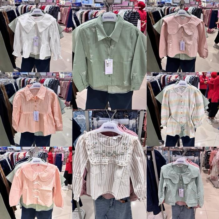 EXIT KIDS - SALE Kemeja Blouse Anak Perempuan (3-14 Tahun)