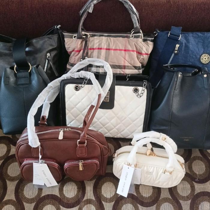 Tas wanita murah preloved tote ransel handle