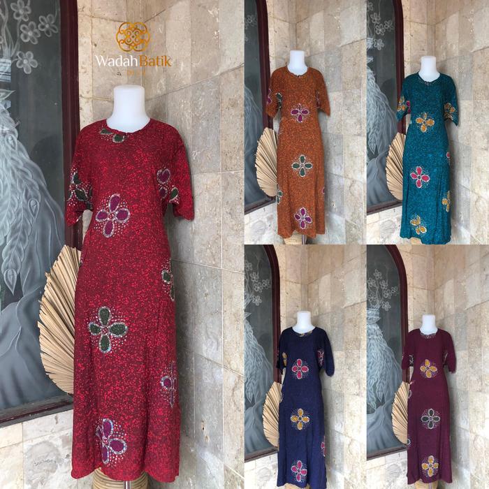 DASTER KLOK JUMBO CAP CERIA BATIK RAYON ORI 100% TERBARU