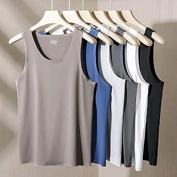 Kaos Singlet Pria Polos Katun Oblong Hitam - PAKET 3 PCS - Nyaman, Pantai, Kain, Panjang, Lembut, Ha