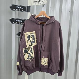 JAKET ZIPER - GOTHIC HOODIE - PRIA SPORTY