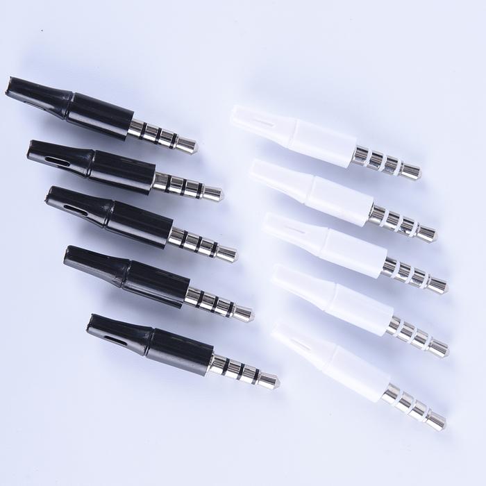 10pcs 3.5mm Stereo Headset Plug Jack 4 Pole 3.5 Mm Audio Plug Jack