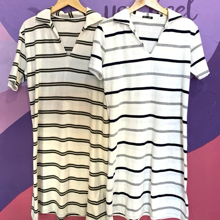 Homey dress salur rajut | Midi dress