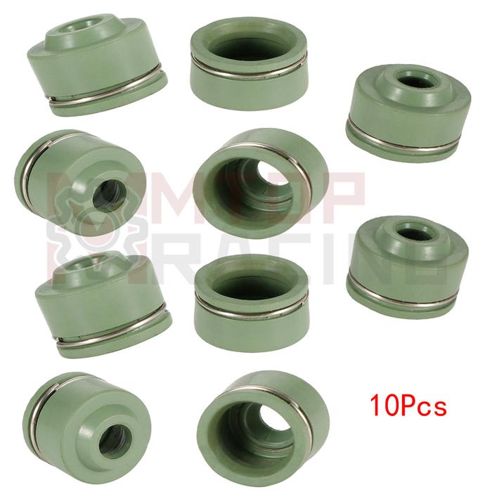10 Pieces Motorcycle Valve Stem Oil Seal Set For Honda CB400F CB-1