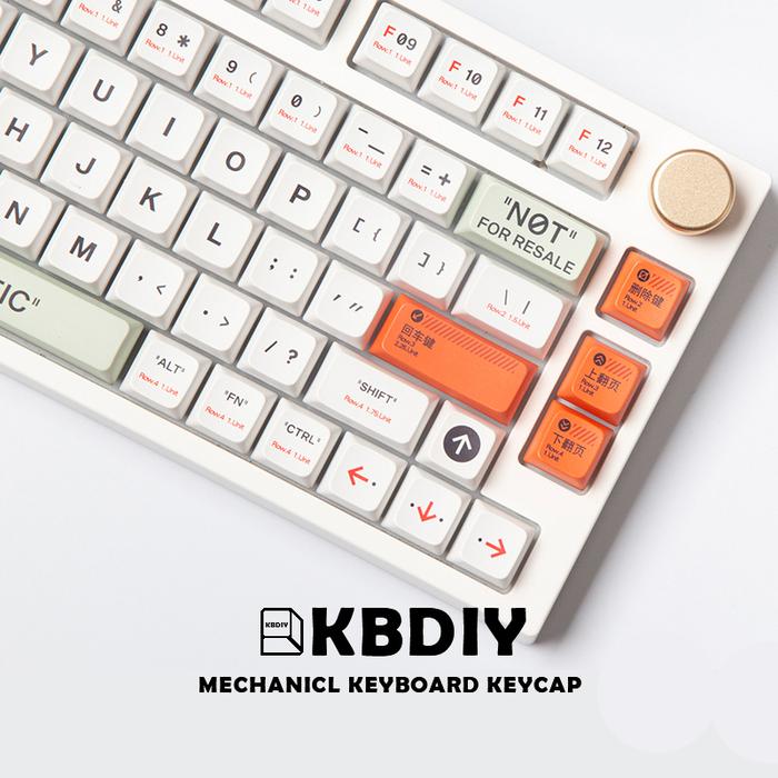 KBDiy 147 Keys PBT Keycaps MDA Profile DYE-SUB Custom DIY 61 68 60