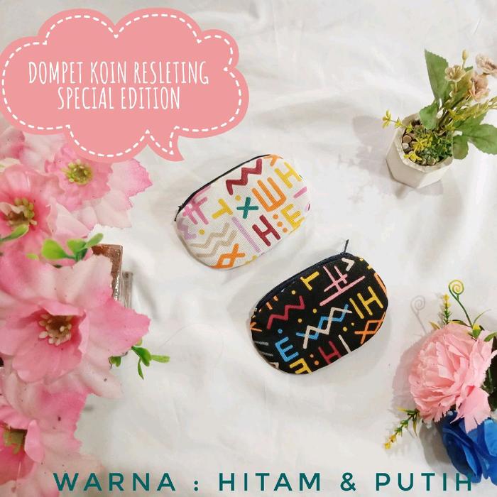 dompet koin/dompet wanita/dompet koin murah/dompet koin resleting bahan kain kanvas