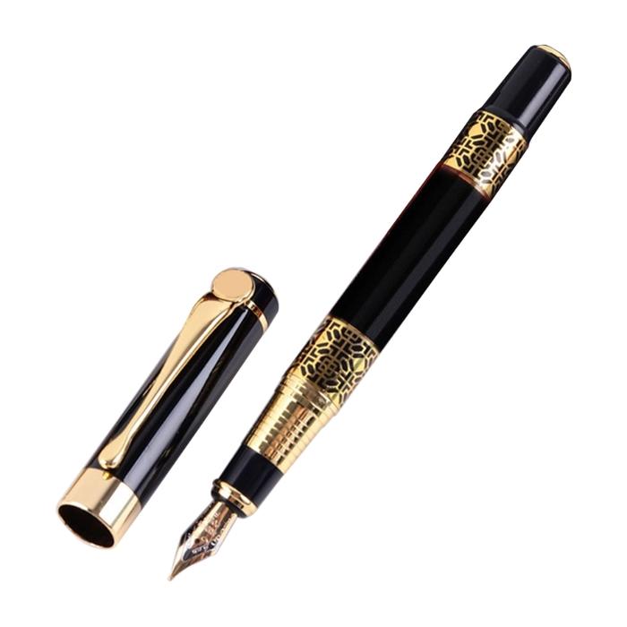 Metal Ballpoint Pen Refillable Fountain Pen Ball Pen for