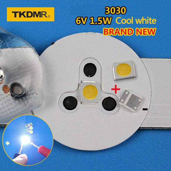 TKDMR 500 Buah Le. Xtar Lampu Belakang LED Daya Tinggi LED 1.5W 3030