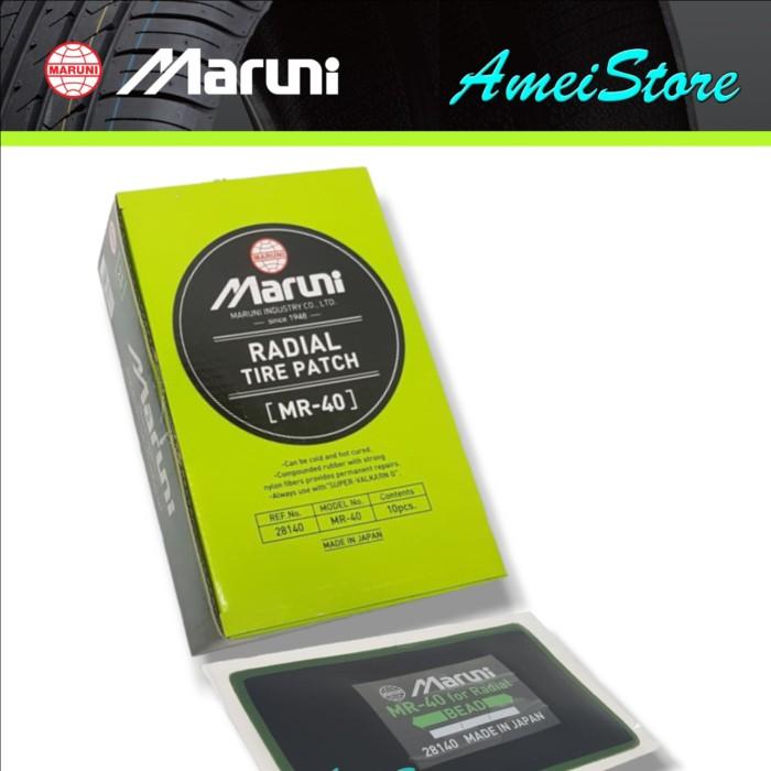 MARUNI RADIAL MR-40 BOX ISI 10PCS KARET KOYOK TAMBAL BAN TIPTOP