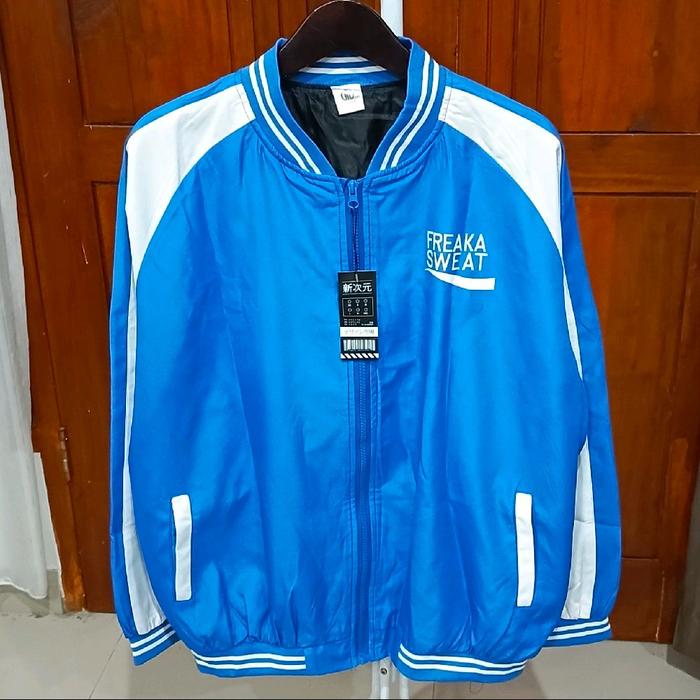 jaket varsity korea freaka sweat seperti baru