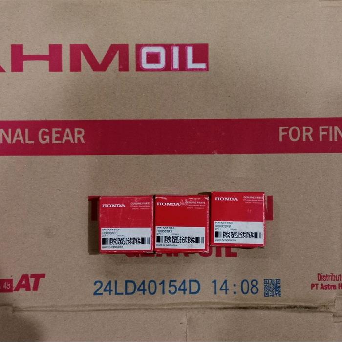Honda BEARING 6002-RS LAHER BAK CVT HONDA ORIGINAL MOTOR BEAT VARIO SCOOPY CODE HB6002RS Kompatibel 