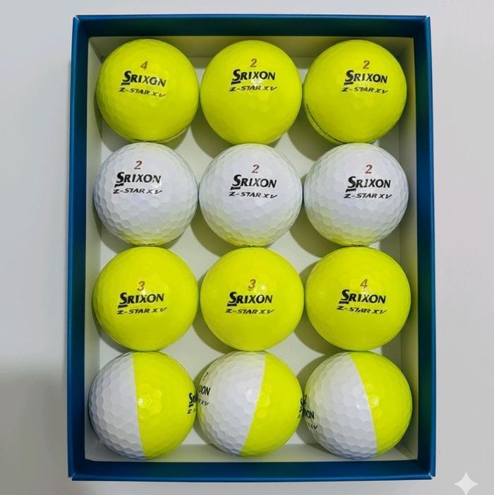PREMIUM Bola golf second bekas  Srixon Z star - Z star Xv 2 Warna Grade A Ball