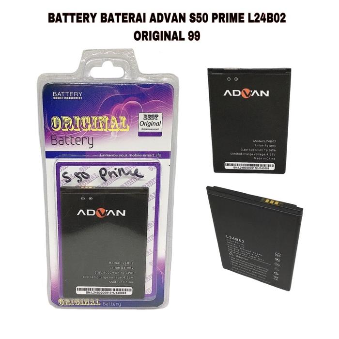 Battery Baterai Batre Advan S50 Prime L24B02 Original 99