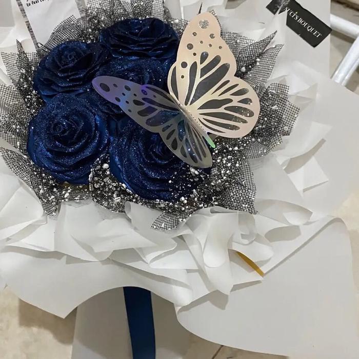 Bouquet Bunga Satin - Koleksi Bunga Satin Terbaru - bouquet murah - bouquet wisuda murah - bouquet a
