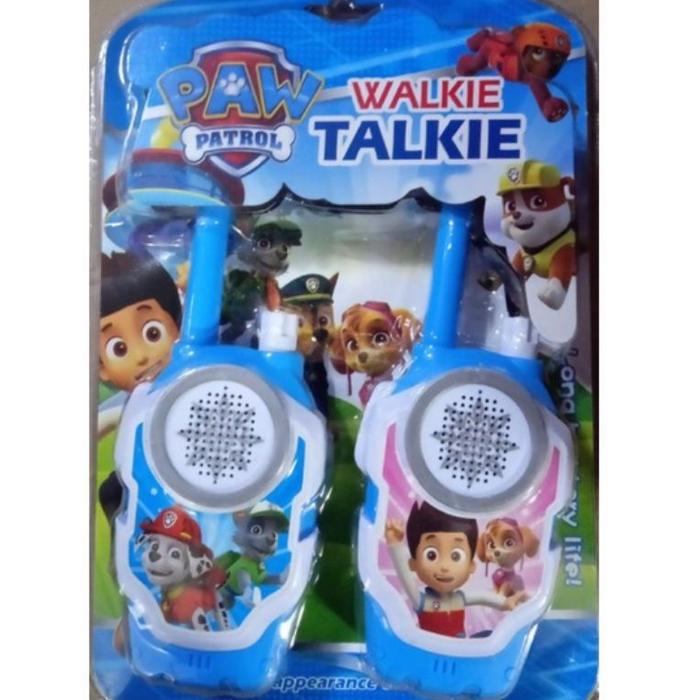 Mainan HT walkie Talkie paww