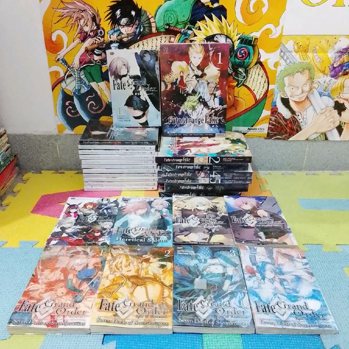 komik full set fate grand order all season lengkap 20 buku + fate strange fake 1-7