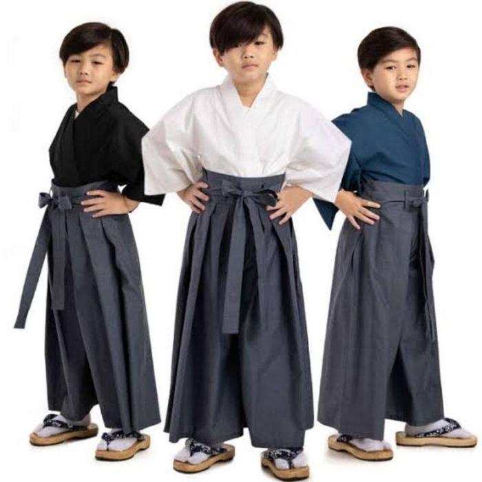 YUKATA HAKAMA KIMONO ANAK BAJU ADAT TRADISIONAL JEPANG AIKIDO KENDO [ BEST SELLER ]