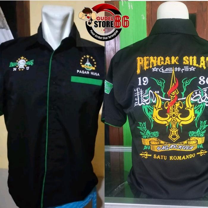 Kemeja hem pagar nusa bordir