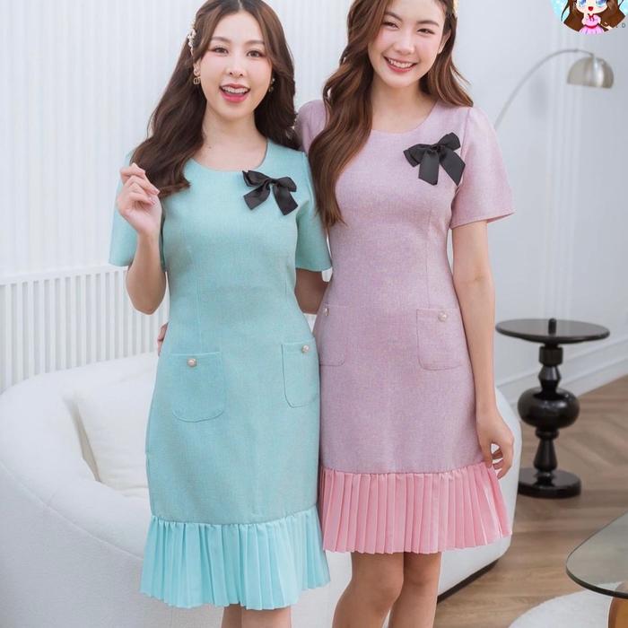 Amora Dress Tweed Bangkok