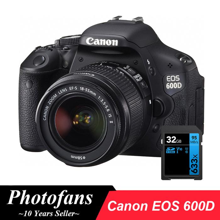 Canon 600D with 18-55mm Lens DSLR Camera Kits