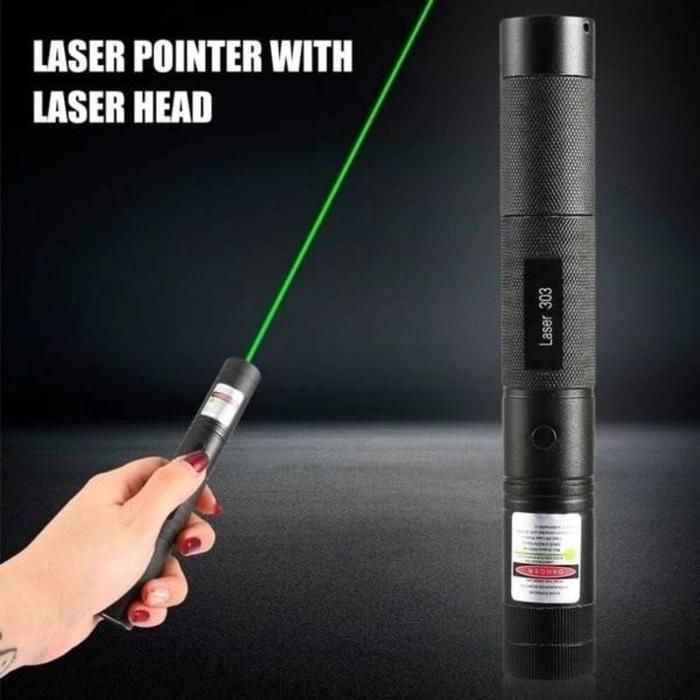 {BG} LASER HIJAU JARAK JAUH GREEN LASER POINTER 303 / GREEN LASER POINTER 303