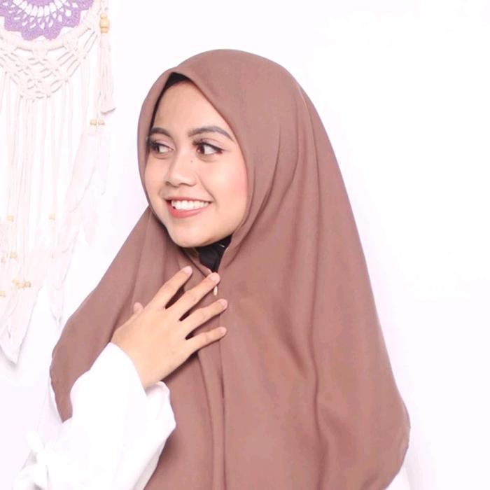 segi4 bella anak sekolah neci  resleting jepang( resleting jepang segi4) Instan voal hijab