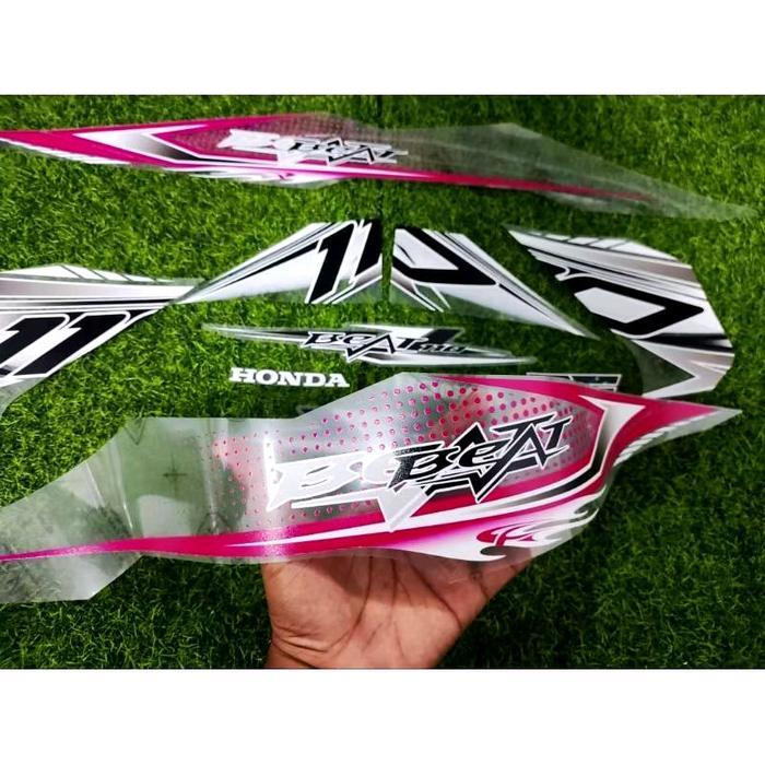 STRIPING STICKER TRANSPARAN BEAT ESP DESAIN TWO TONE SIMPLE [NTS]